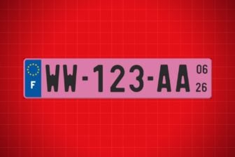 Plaque Immatriculation Rose Ww 01net