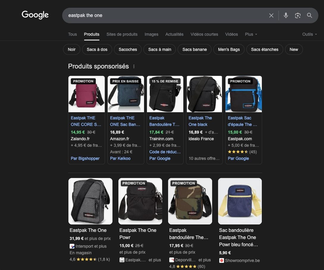 Google Produits