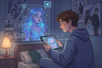 Ia Intelligence Artificielle Illustration Compagnon Ia