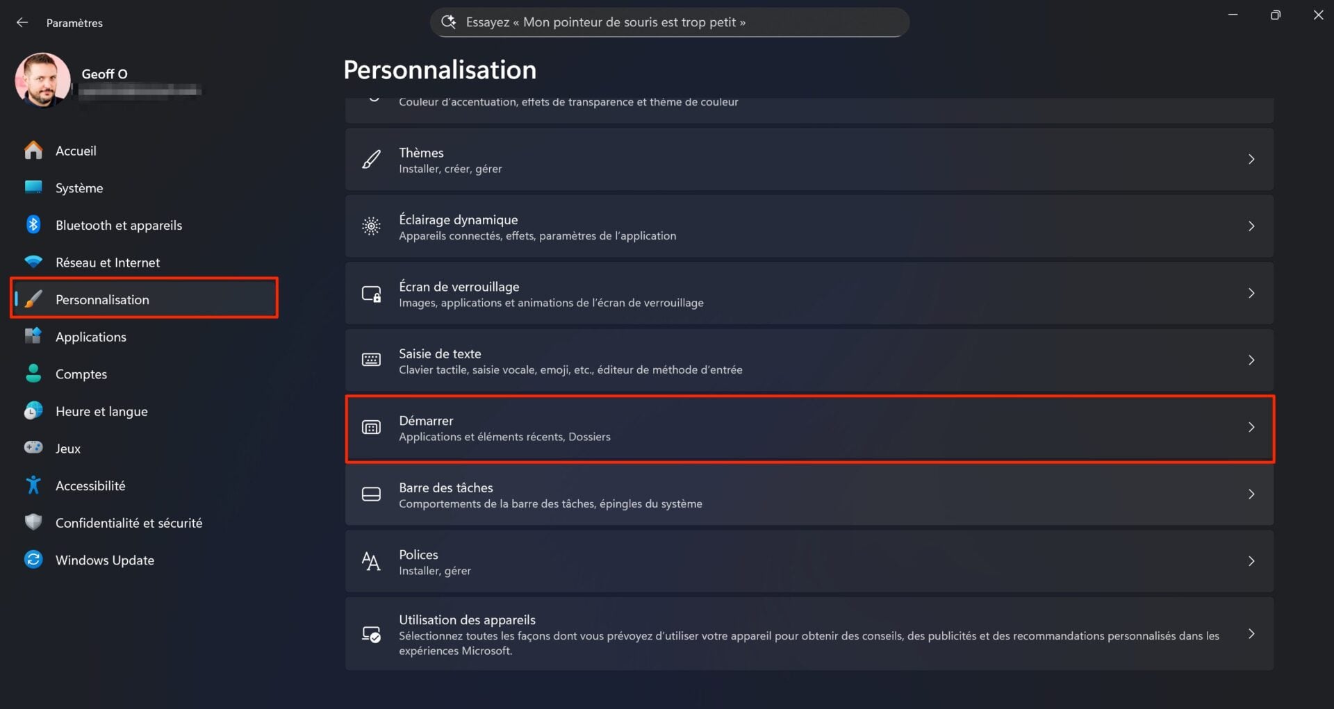 Windows 11 Supprimer Recommandations Menu Démarrer 2