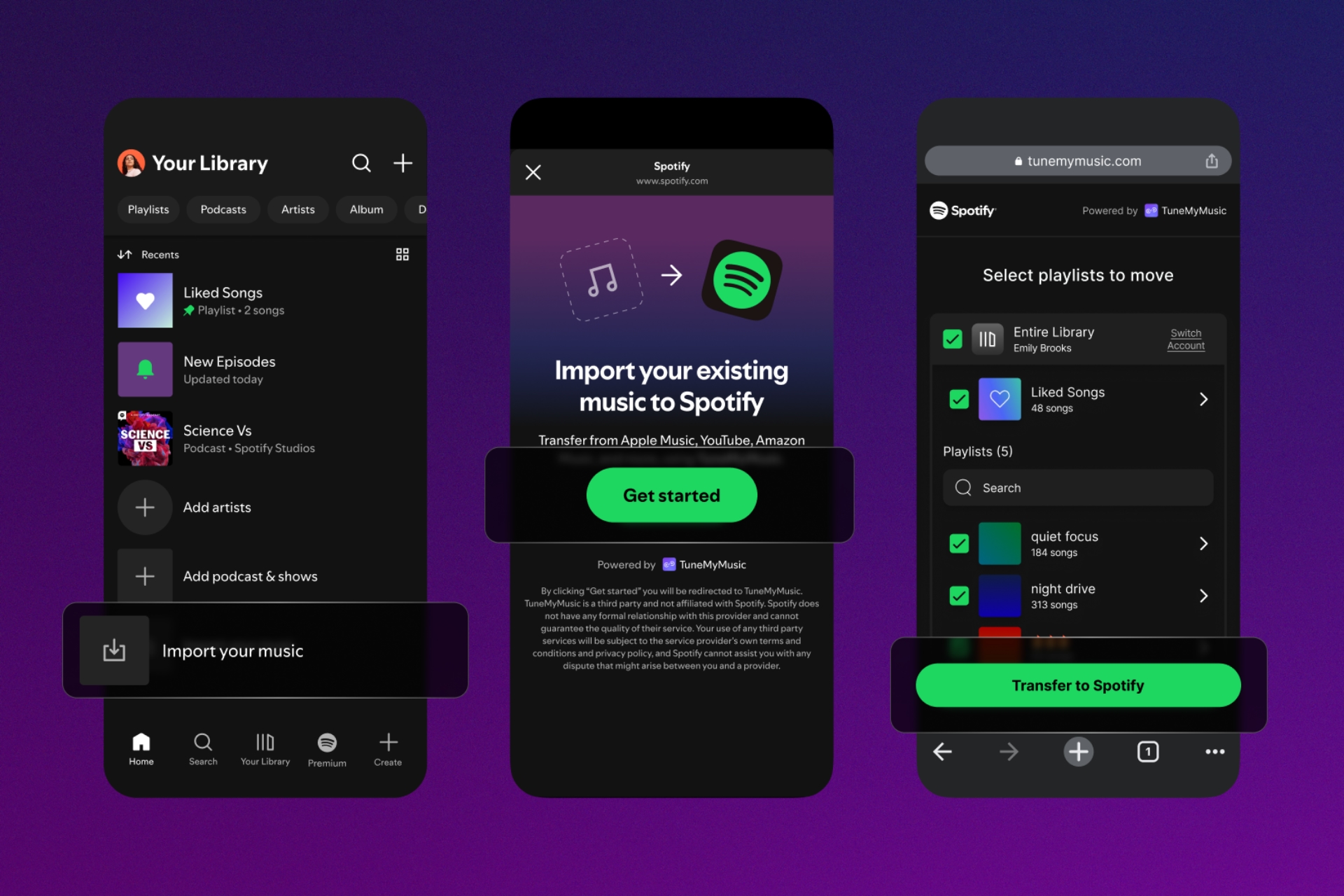 Spotify Comment Transferer Playlists