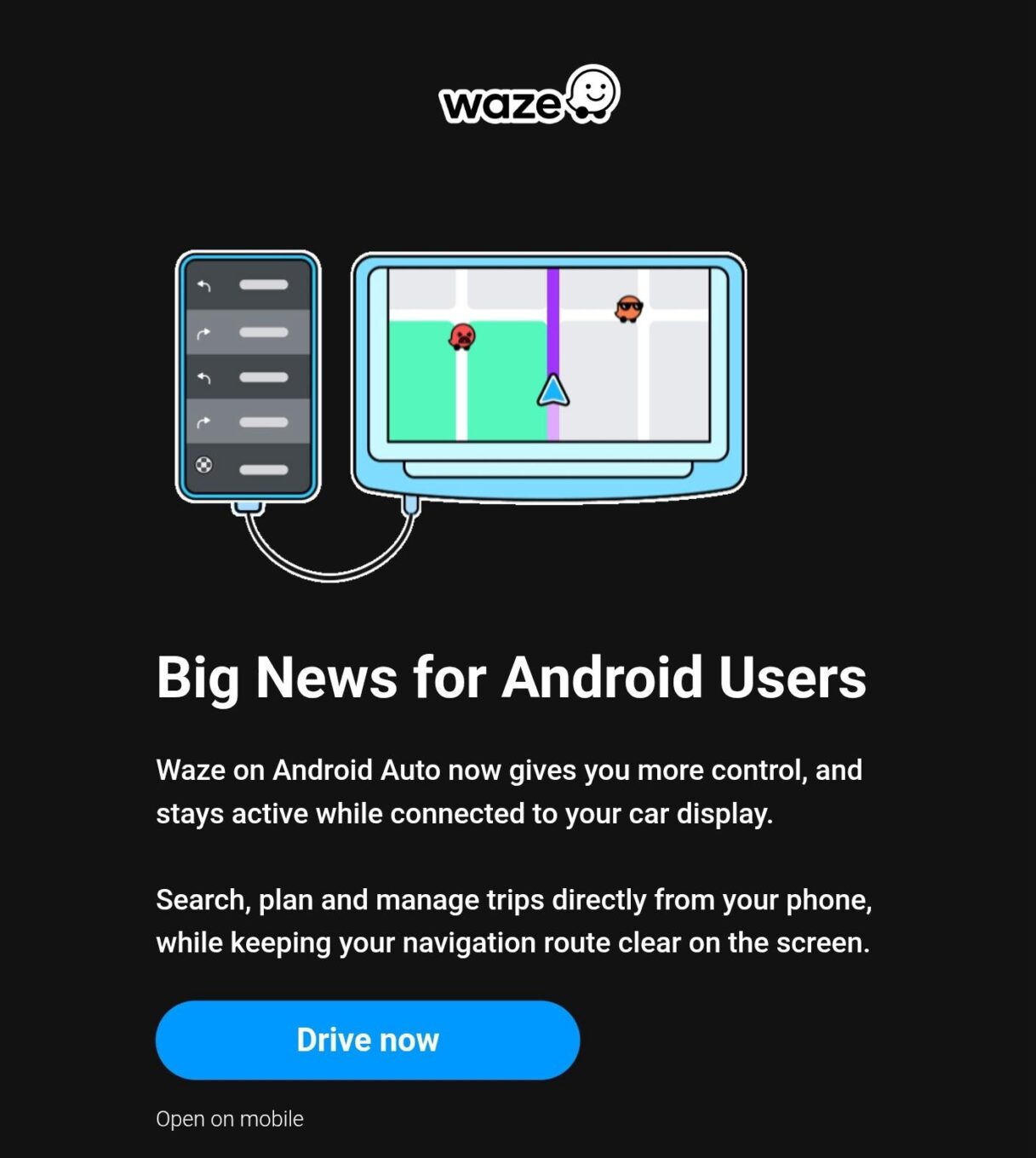 Waze Widget Android Waze apporte enfin à Android Auto une fonction très attendue