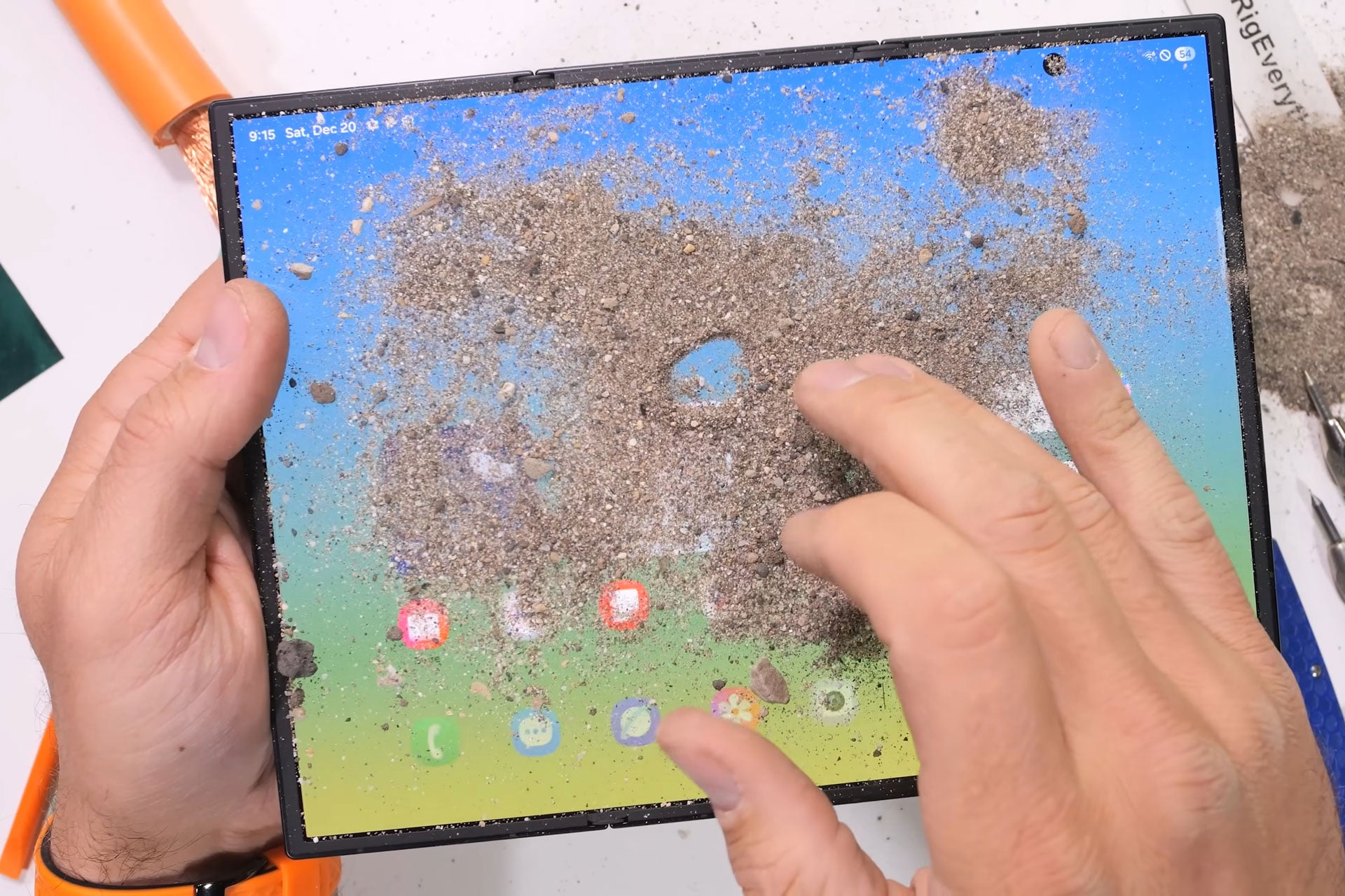 Teste de durabilidade tripla Samsung 1