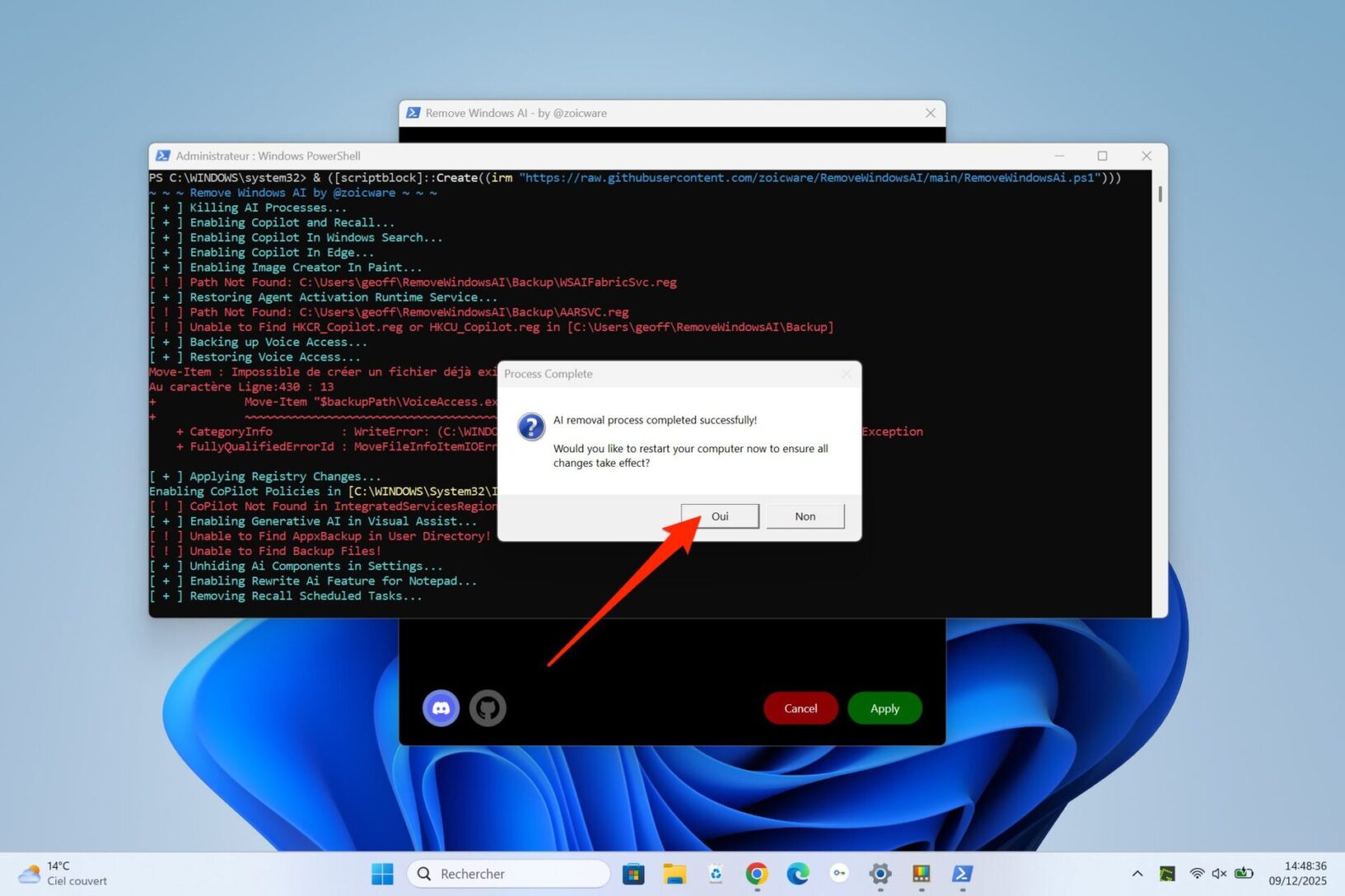 Ce script désactive toute l’IA de Windows 11, voici comment l’utiliser