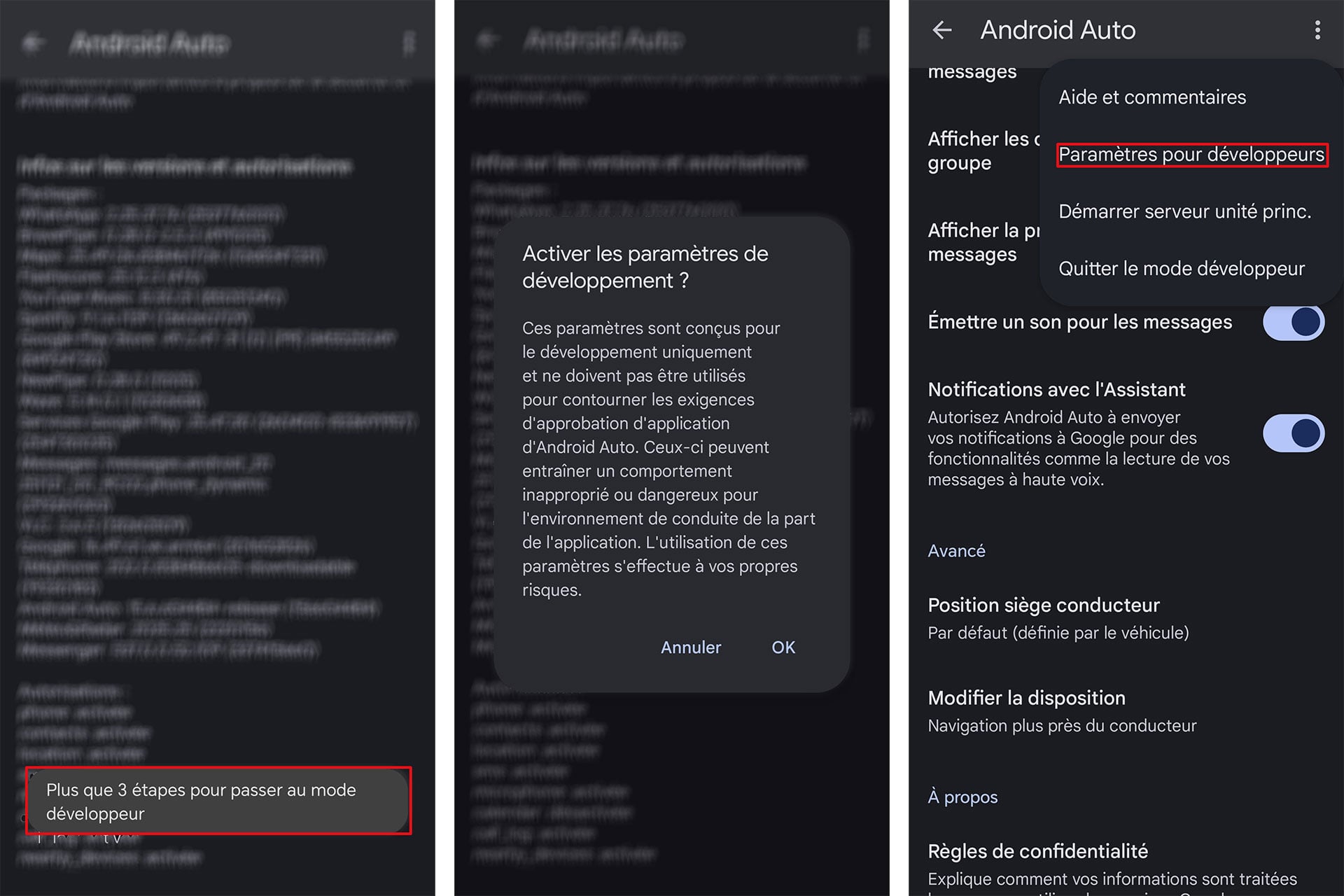 Android Auto Developpeurs