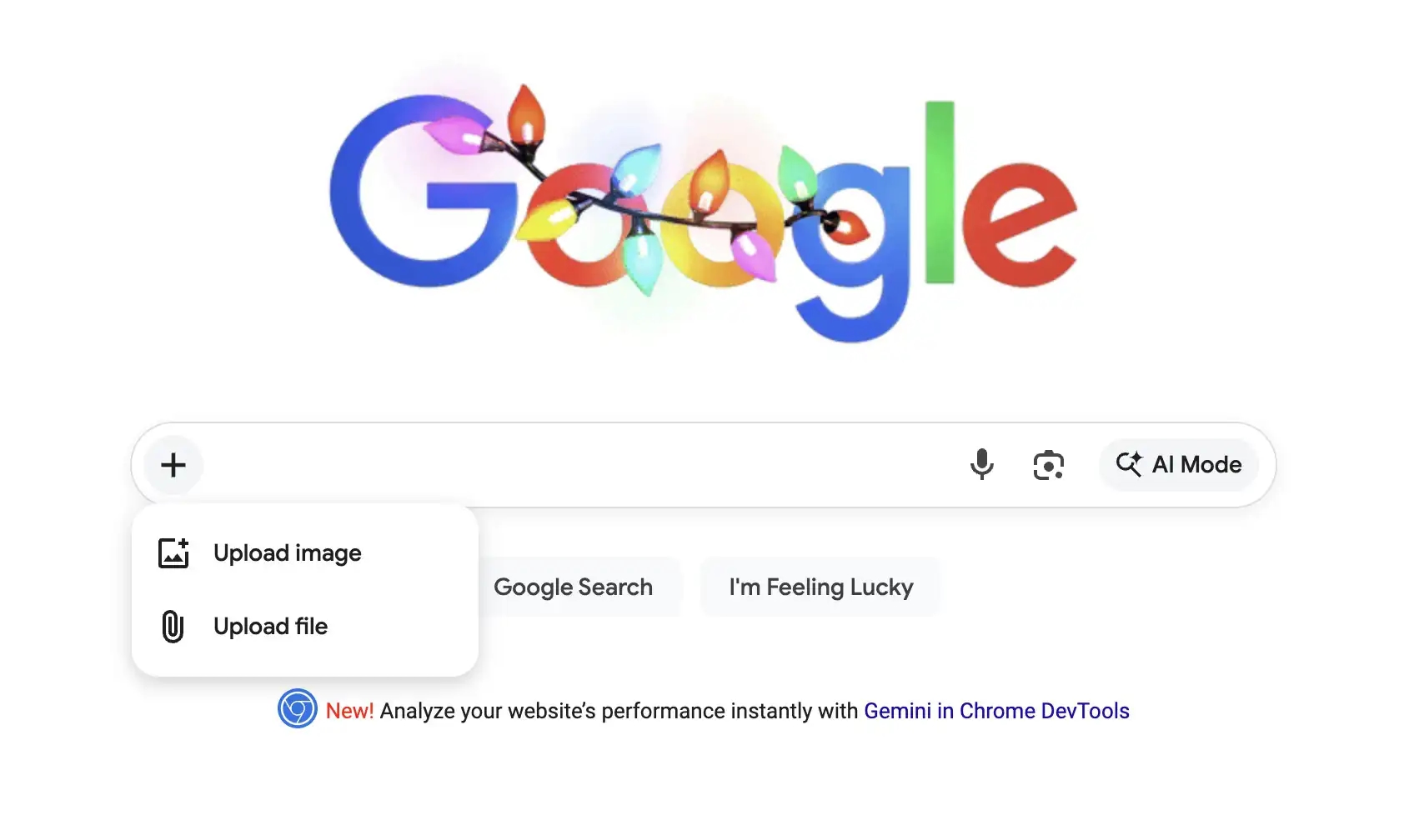 Botão de adição da Pesquisa Google