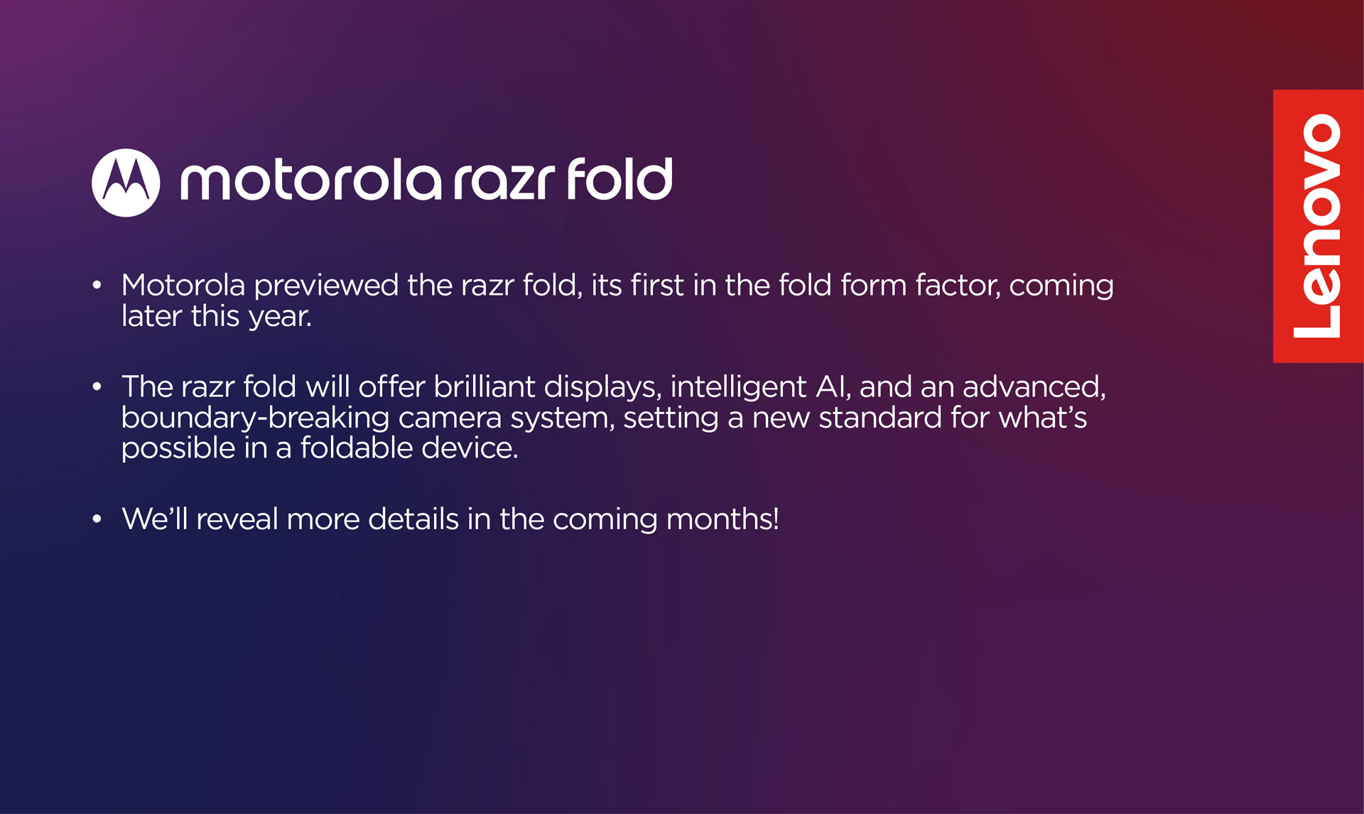Motorola Razr Fold Pliant