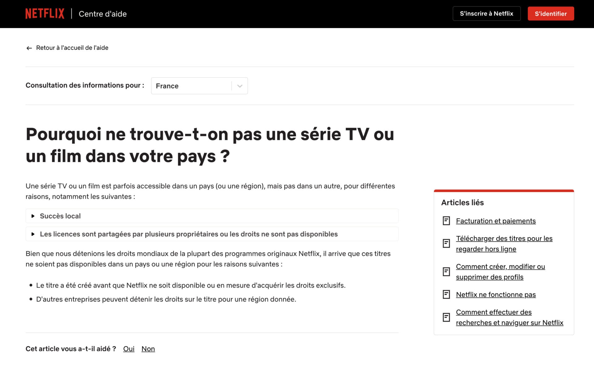 Netflix Series Tv France