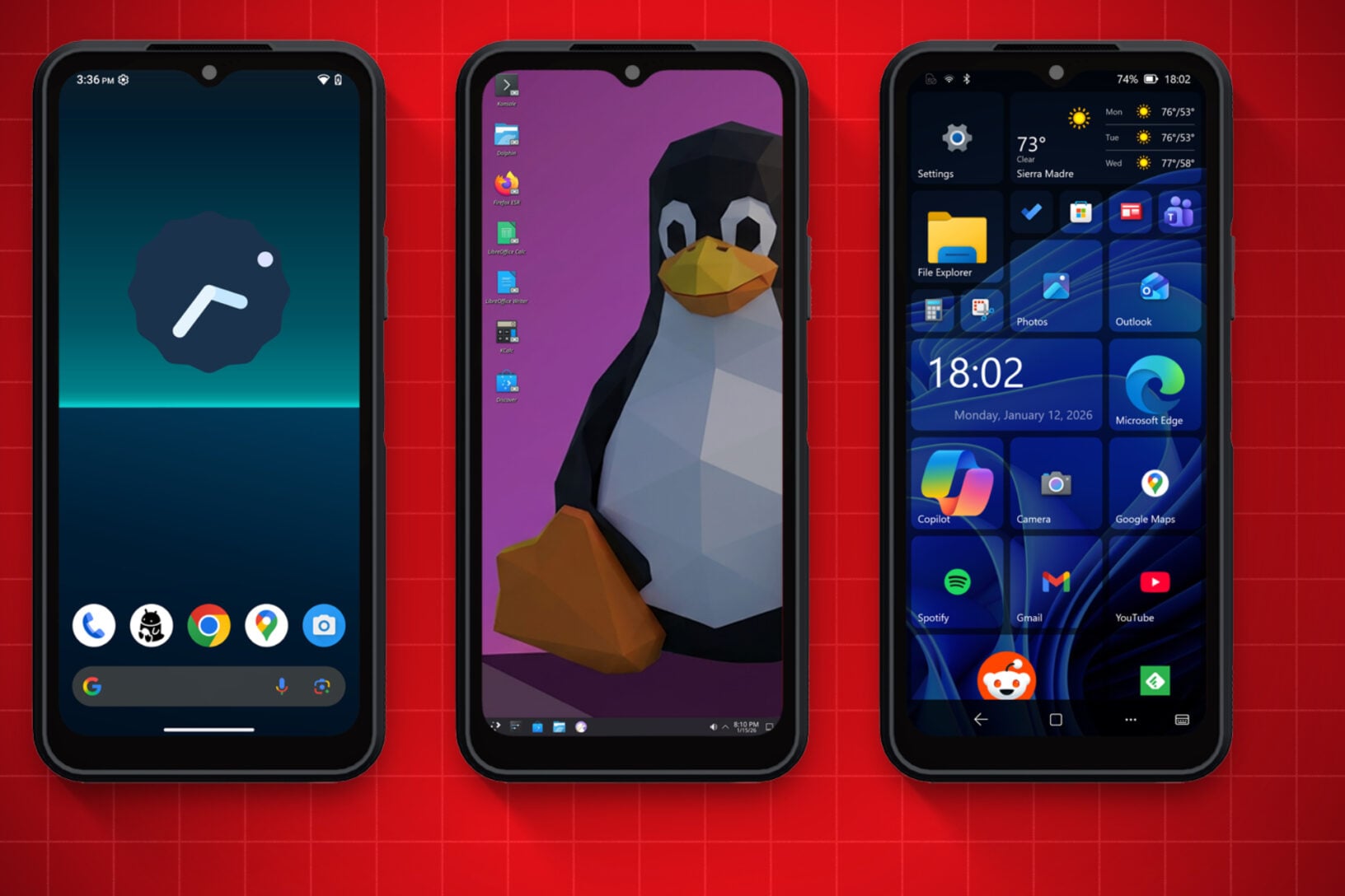 Le NexPhone est un smartphone capable de faire tourner Android, Linux ...