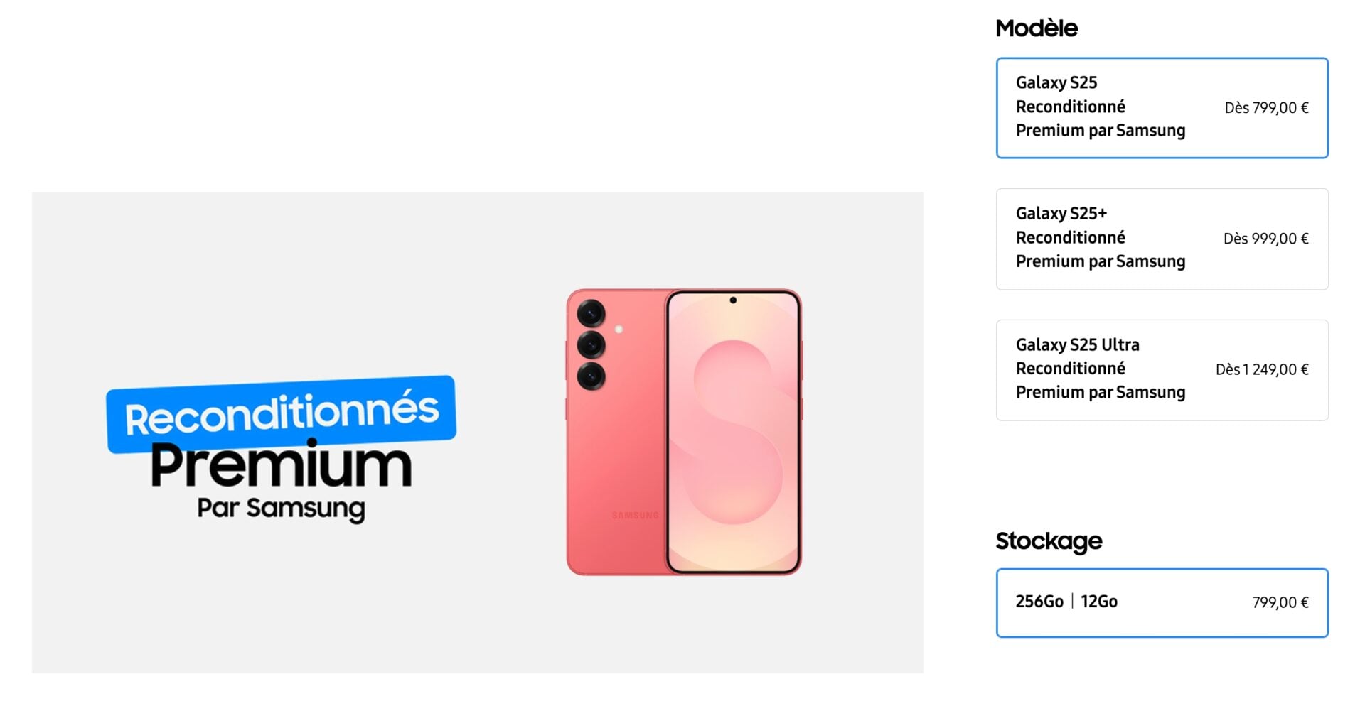 Reconditionnes Premium Samsung