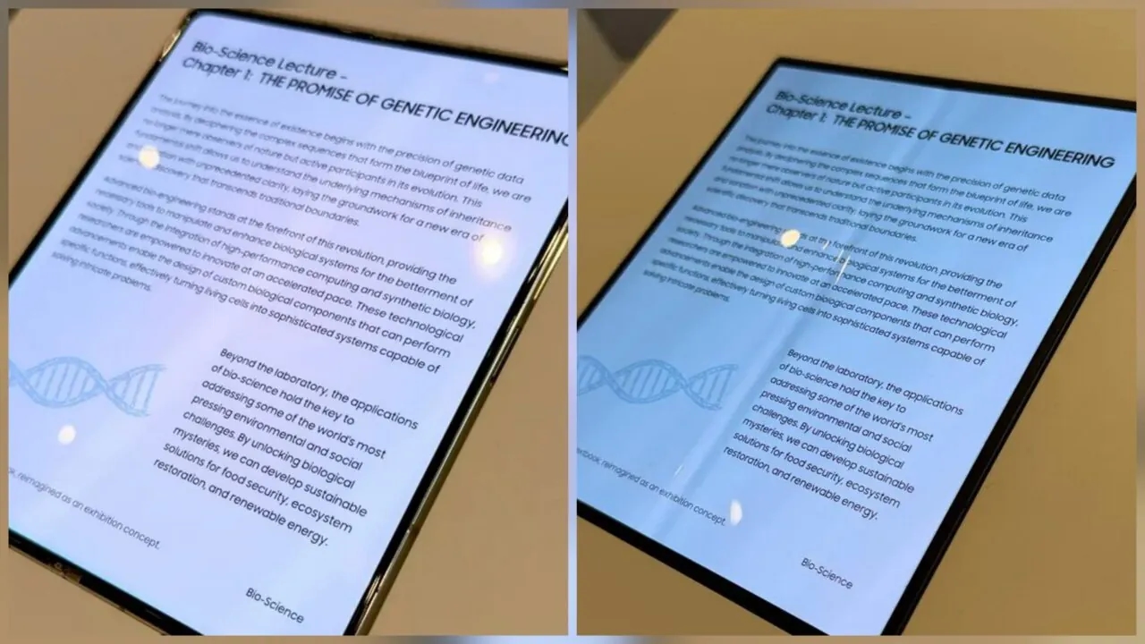 Samsung Ecran Sans Pliure