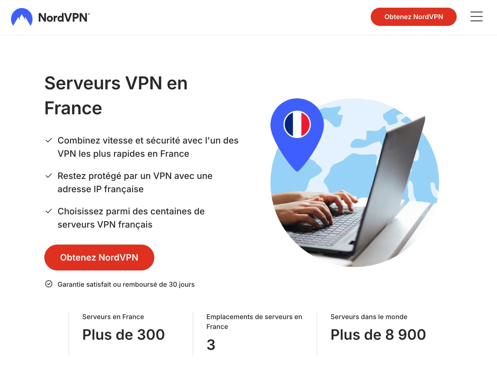 Serveurs France Nordvpn