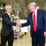 Tim Cook Donald Trump