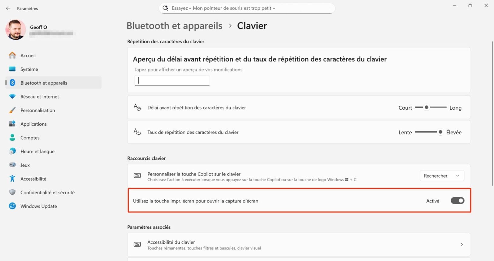 Capture Mode Windows 11 : comment configurer l’Outil Capture d’écran