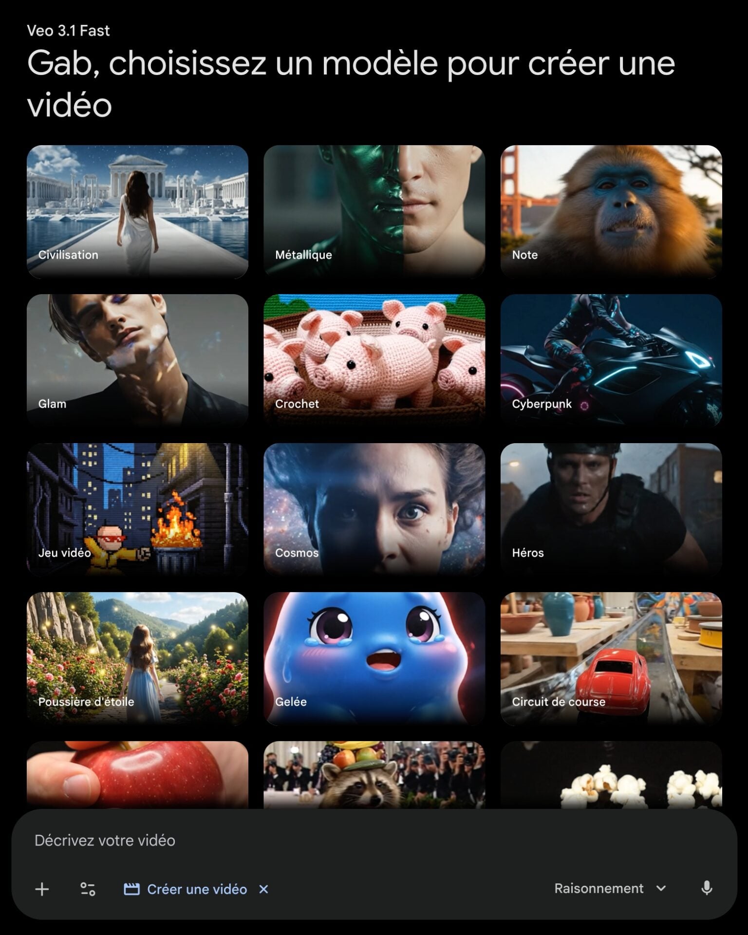 Google Gemini Modeles Video Veo 3 Fast