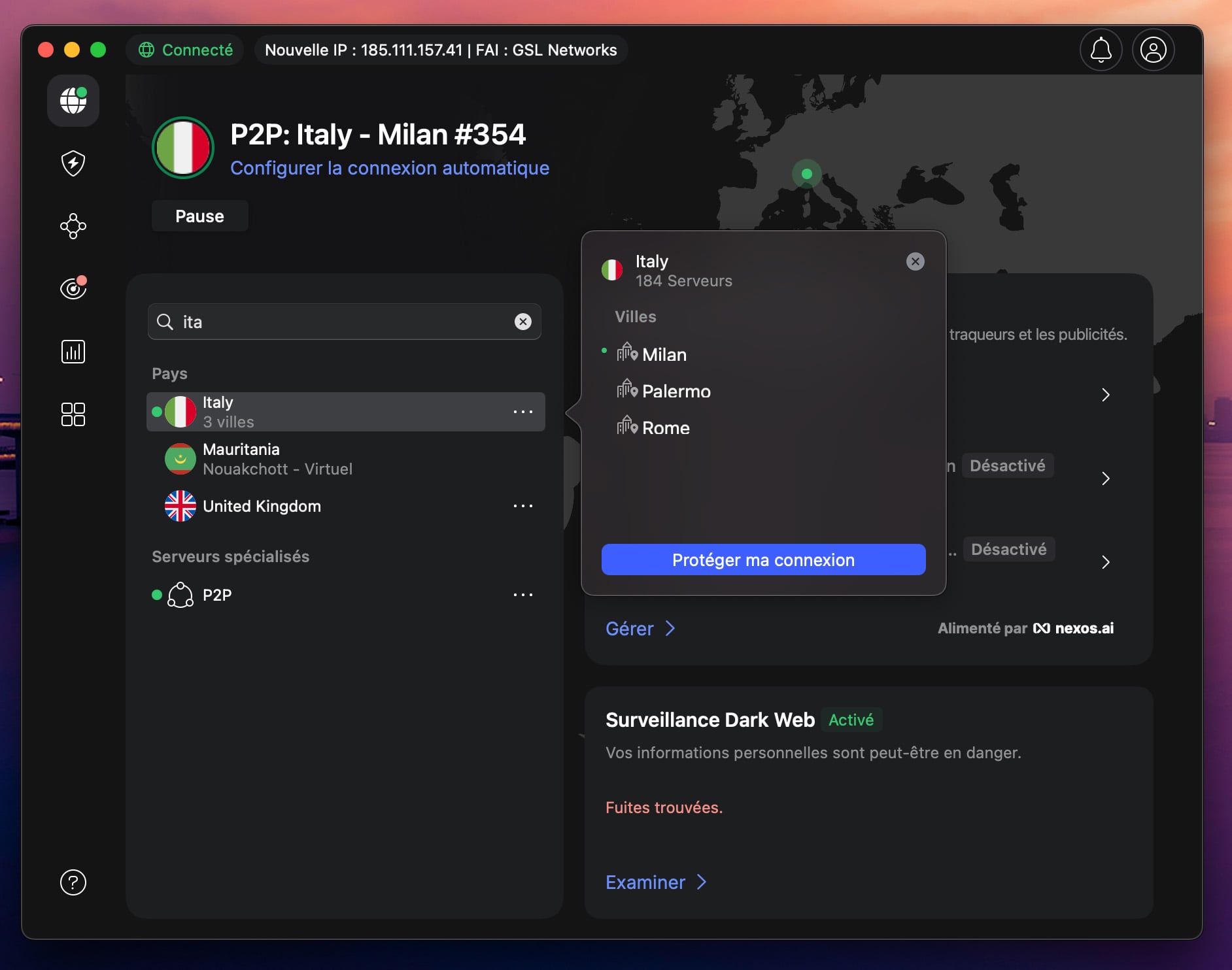 Nordvpn Adresse Italien Ip Vpn