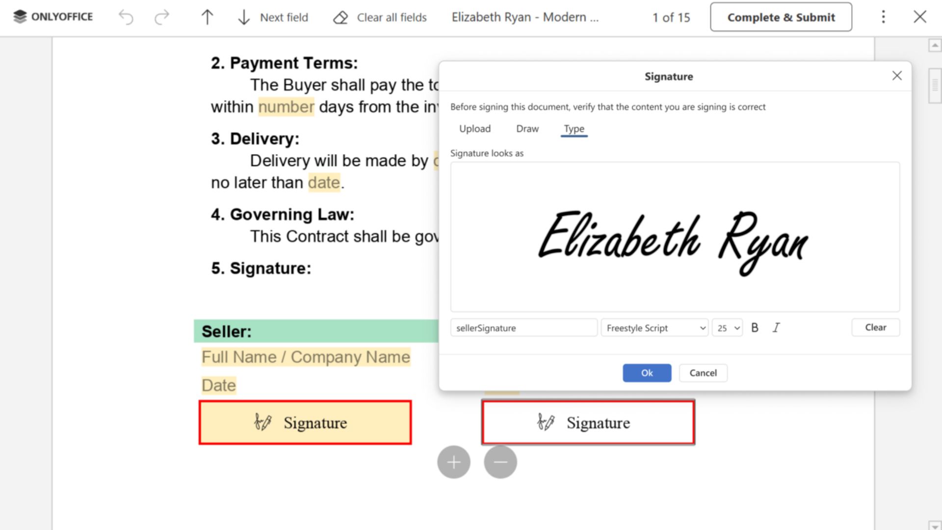 Onlyoffice Docs 9.3 Signature