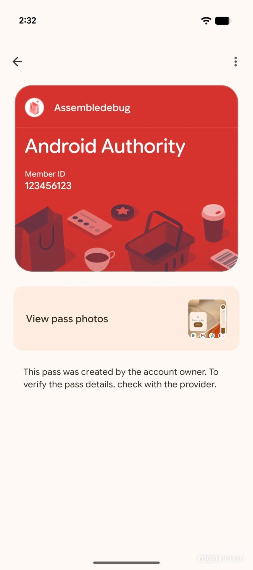 Google Wallet Interface Actuelle Carte