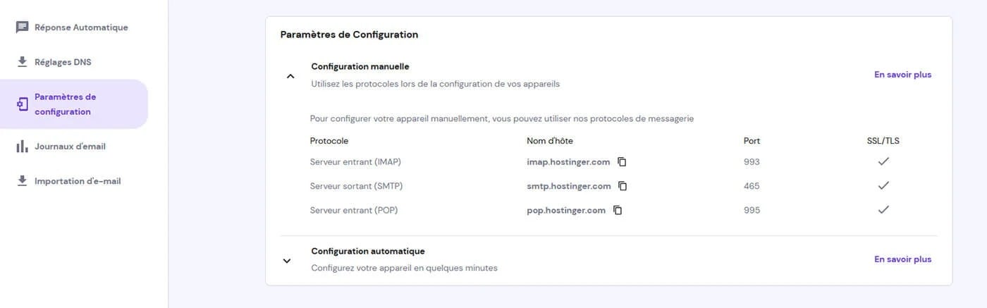 Parametres Adresse Mail Professionnelle Gratuite
