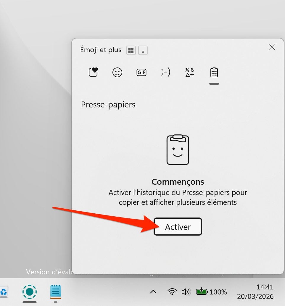 Historique Presse Papiers Windows 11 1