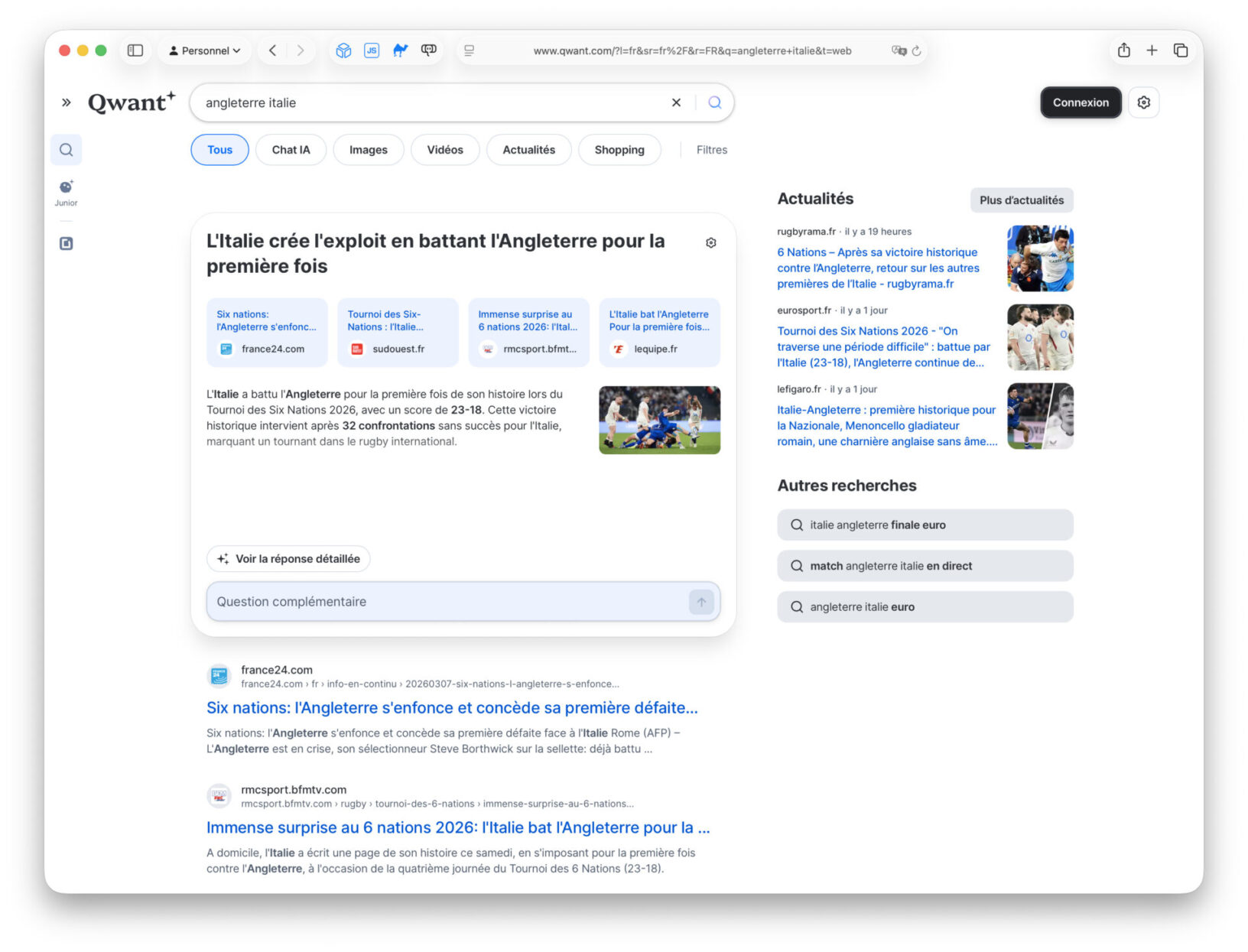 Qwant lance « Réponse Flash », sa riposte aux AI Overviews de Google