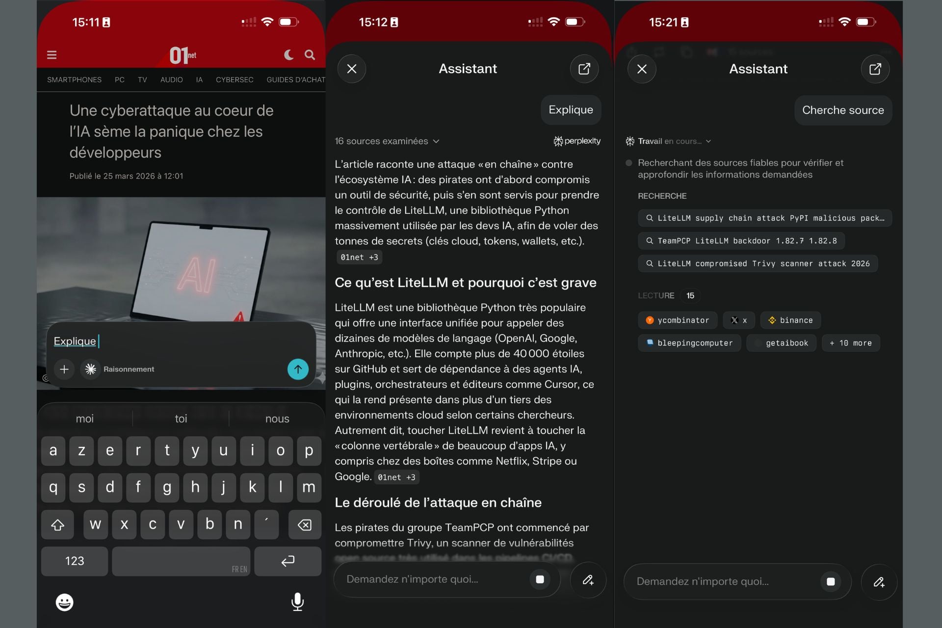 Test Comet iPhone Assistant