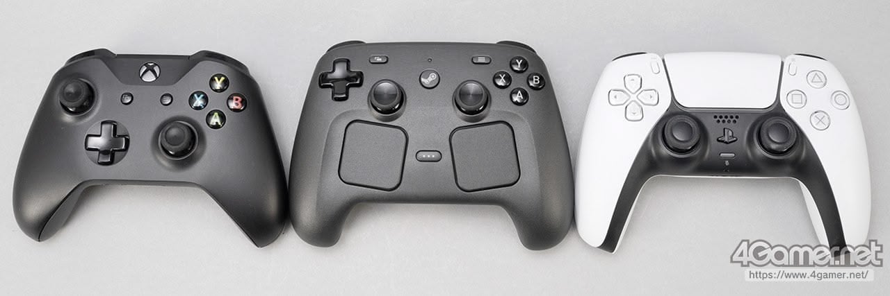 Steam Controller vs DualSense vs Manette Xbox