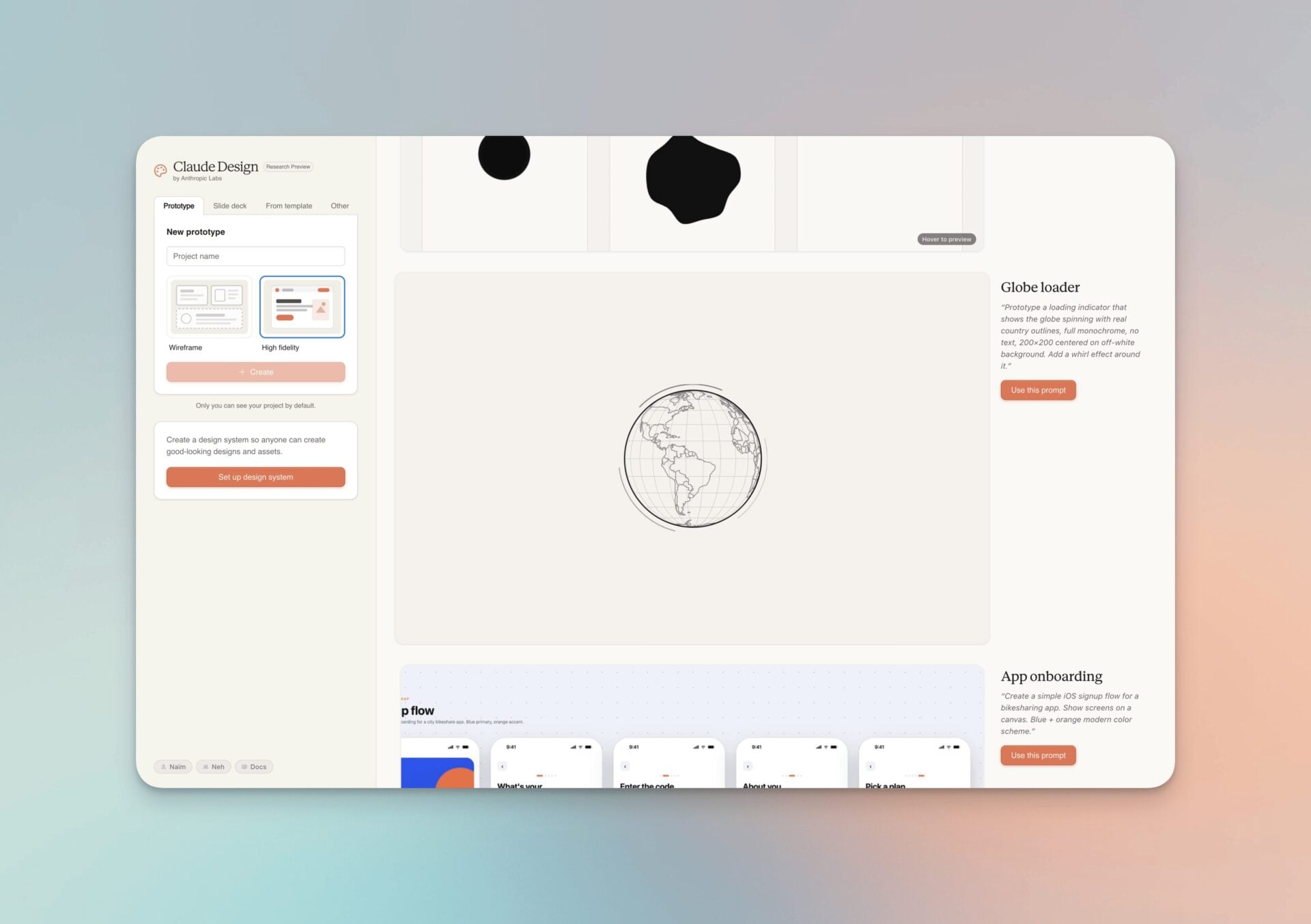 Claude Design templates
