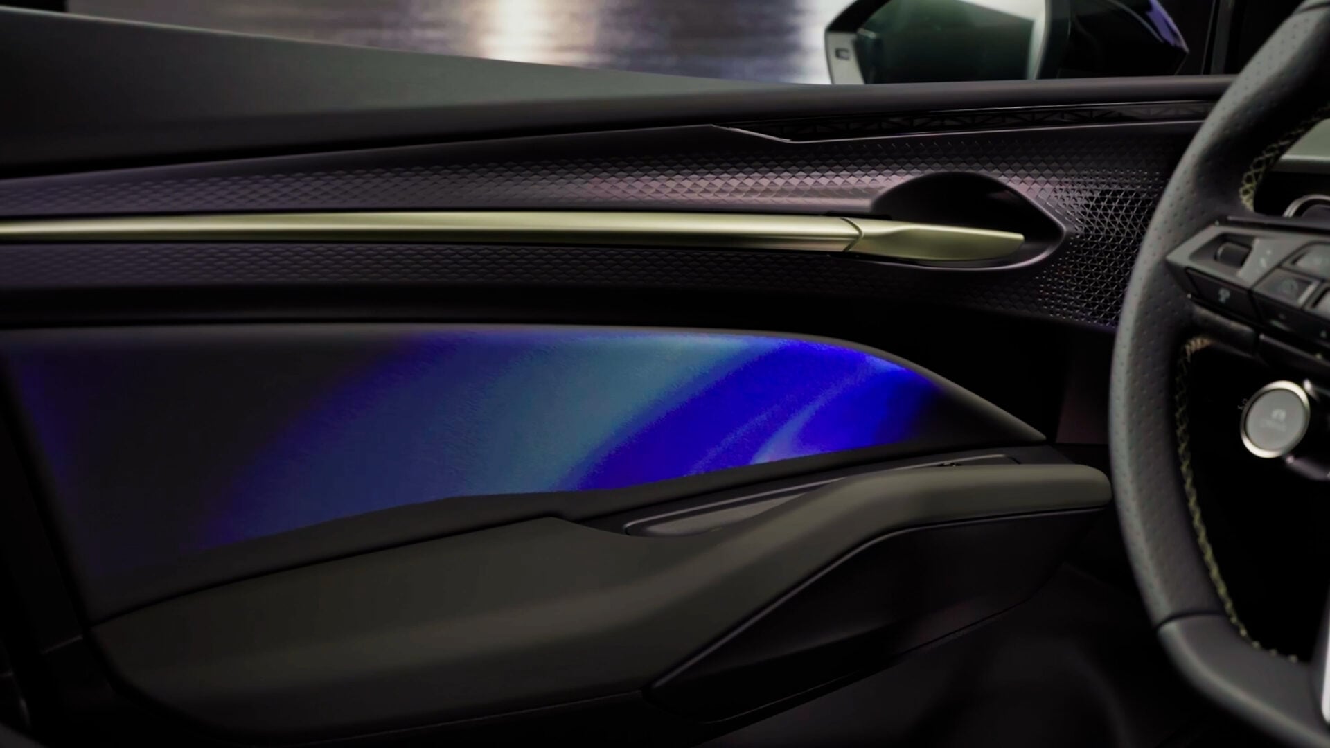 Le jeu de lumière dans l'habitacle