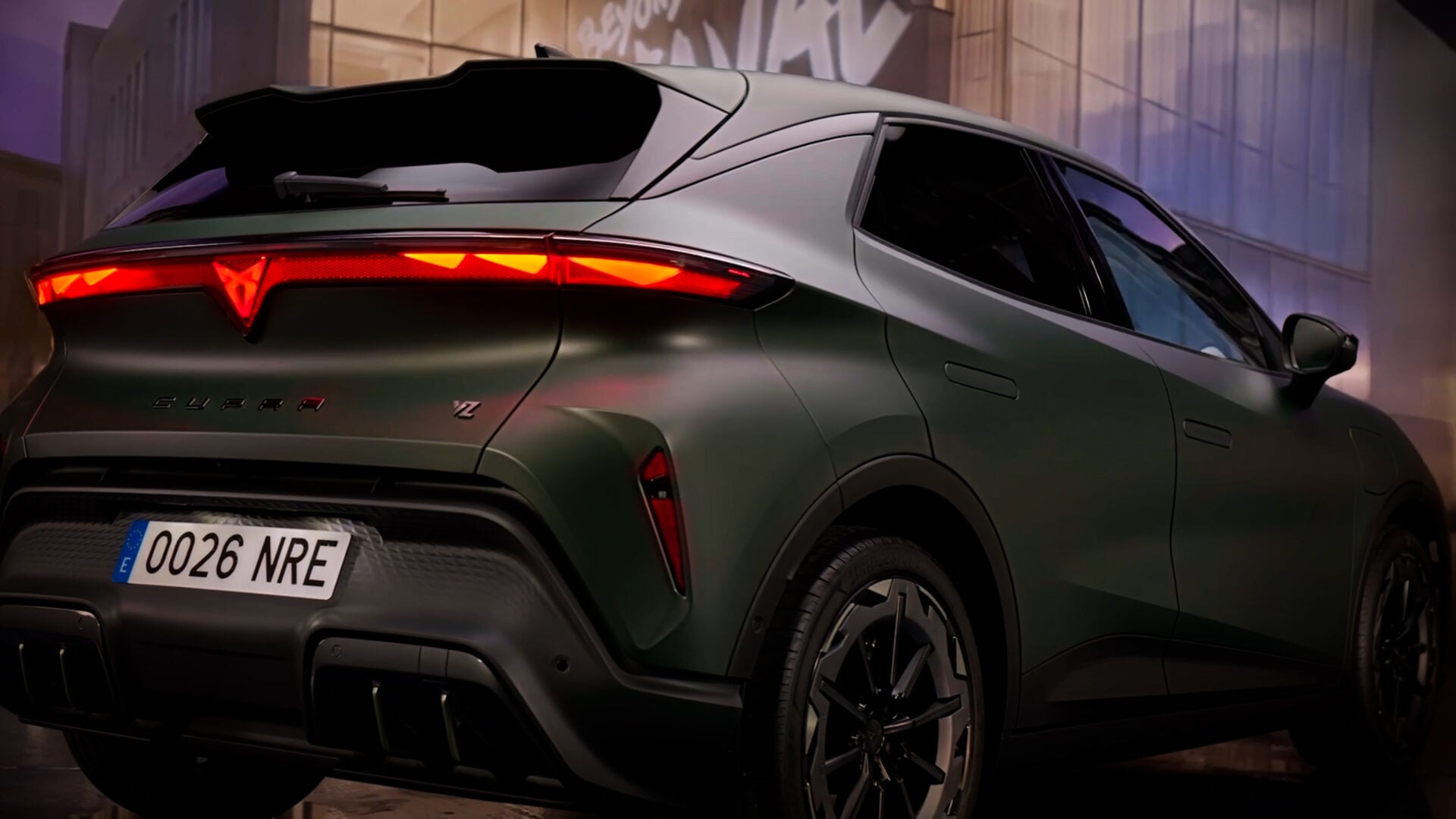 L'arrière de la Cupra Raval 