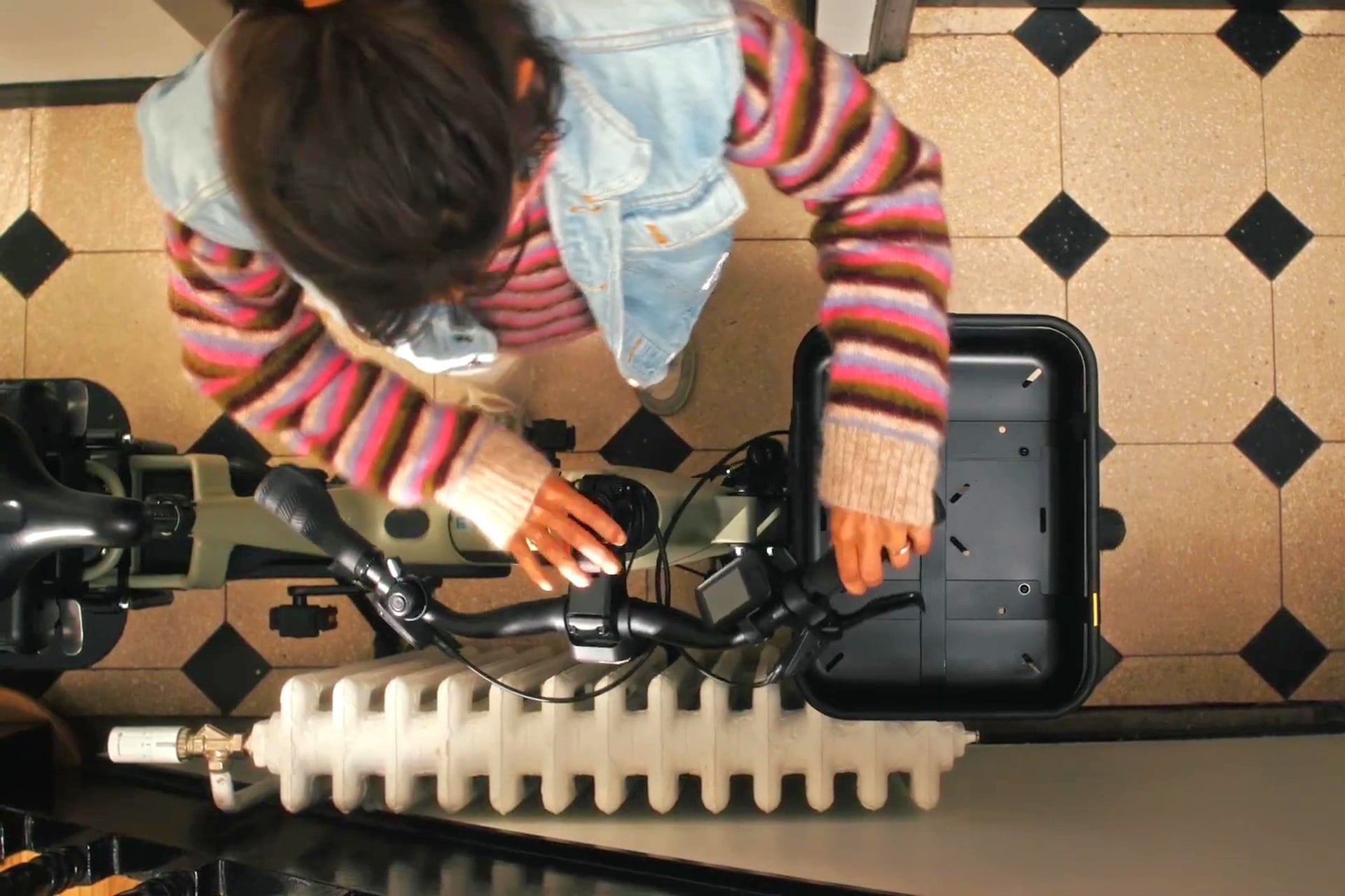 Decathlon Btwin E Three 900 Potence Rotative