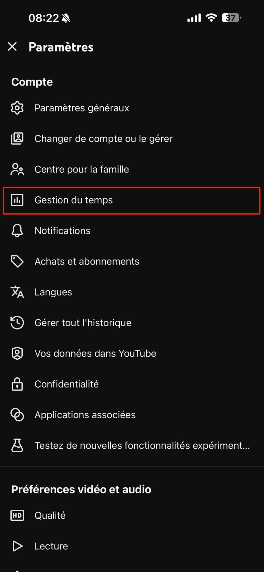 Désactiver Youtube Shorts 1
