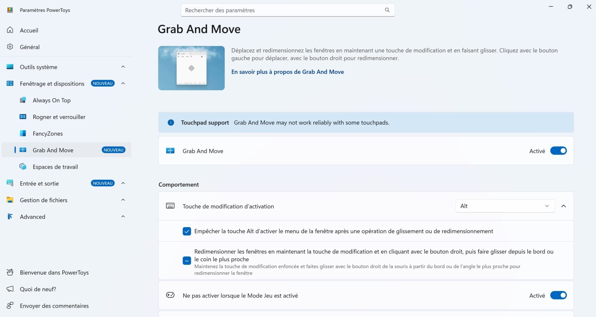 Grab And Move Powertoys