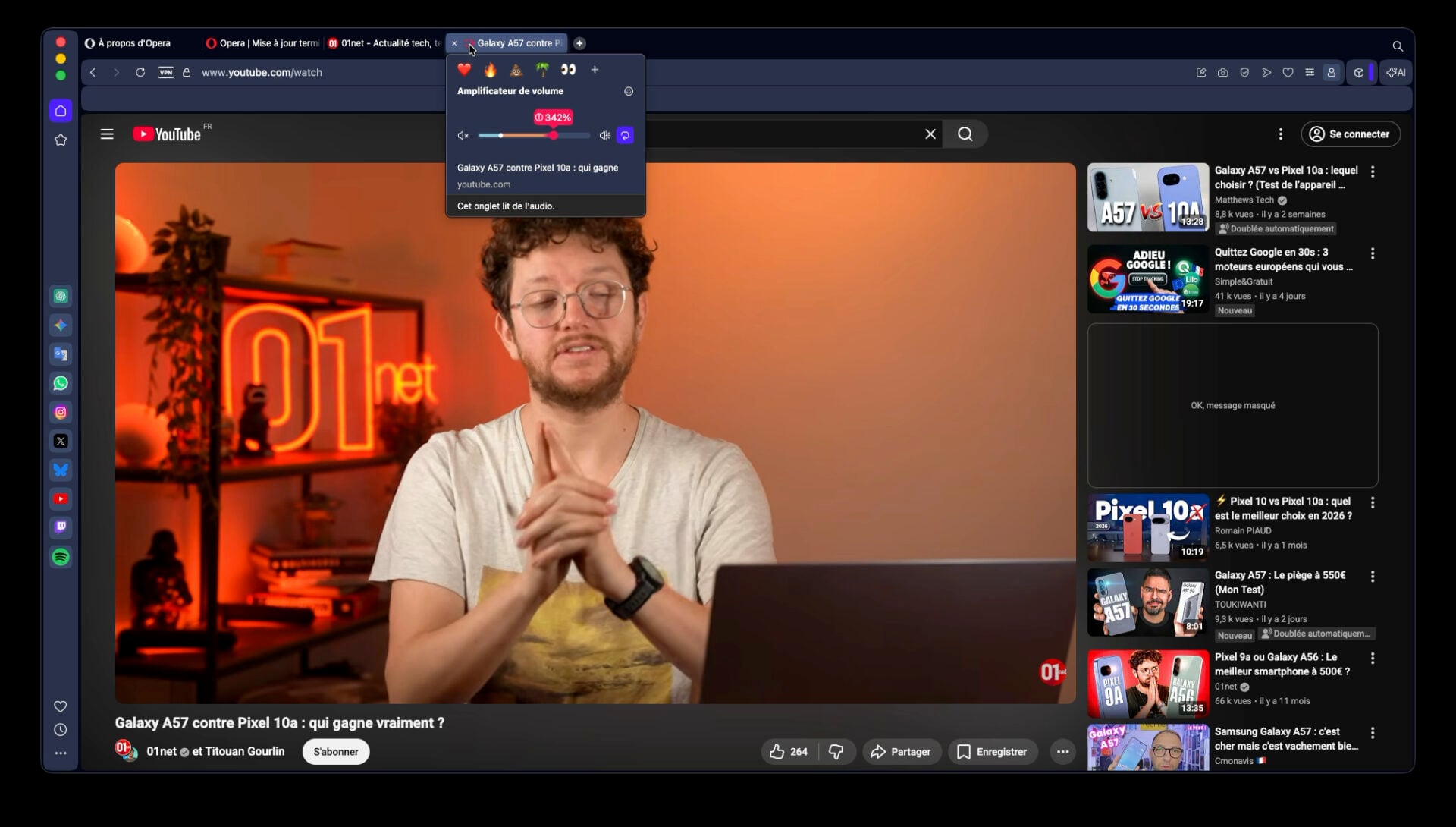 Opera Amplificateur De Volume