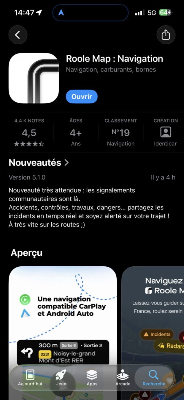 Roole Map se met à jour et embarque la meilleure fonction de Waze et ...