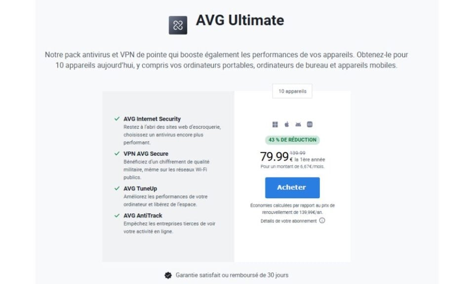 Avg. Test Test AVG (2026) : lisez notre avis sur cet antivirus