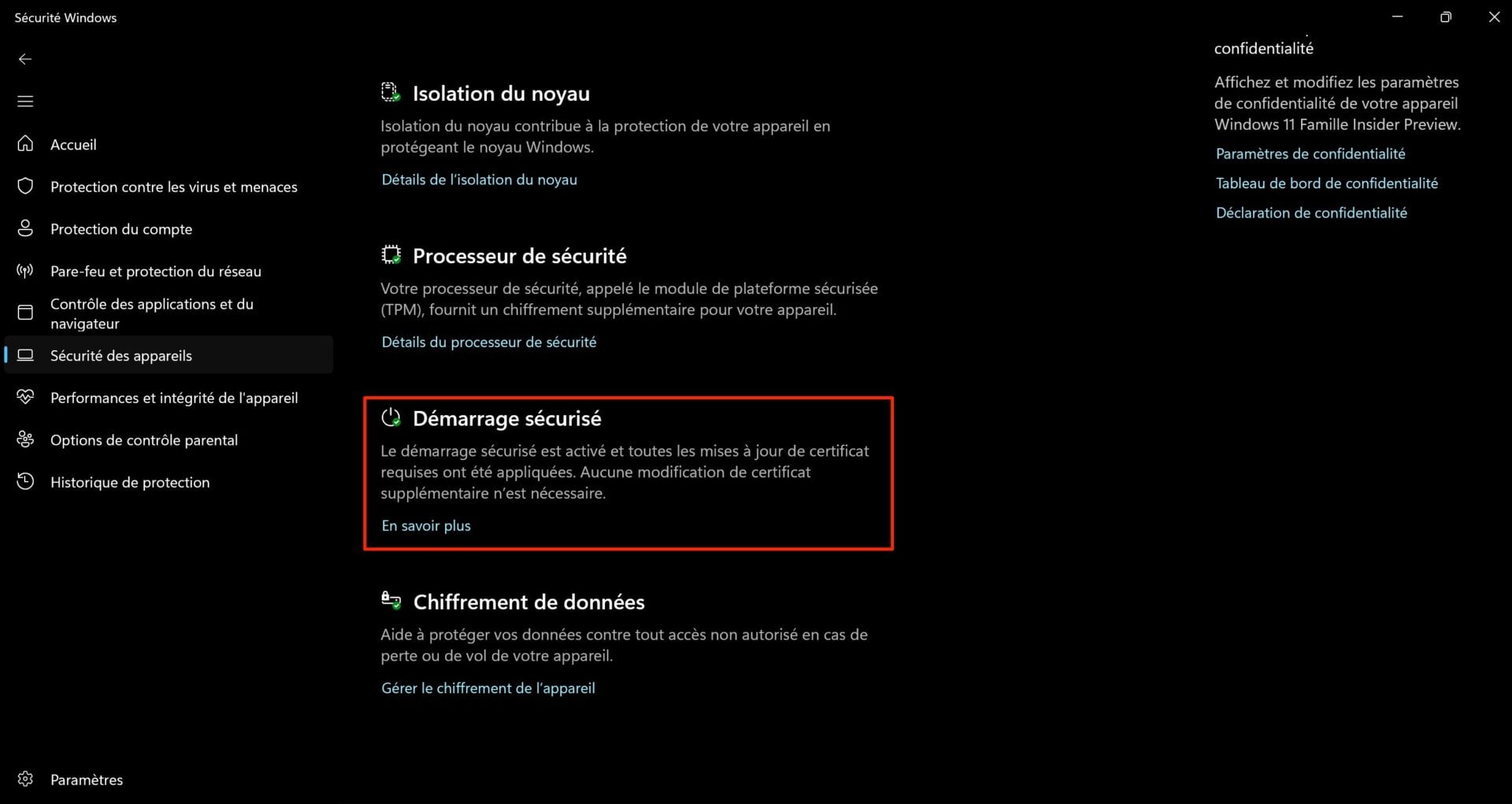 Windows 11 Sécurité Secure Boot Certificats 2