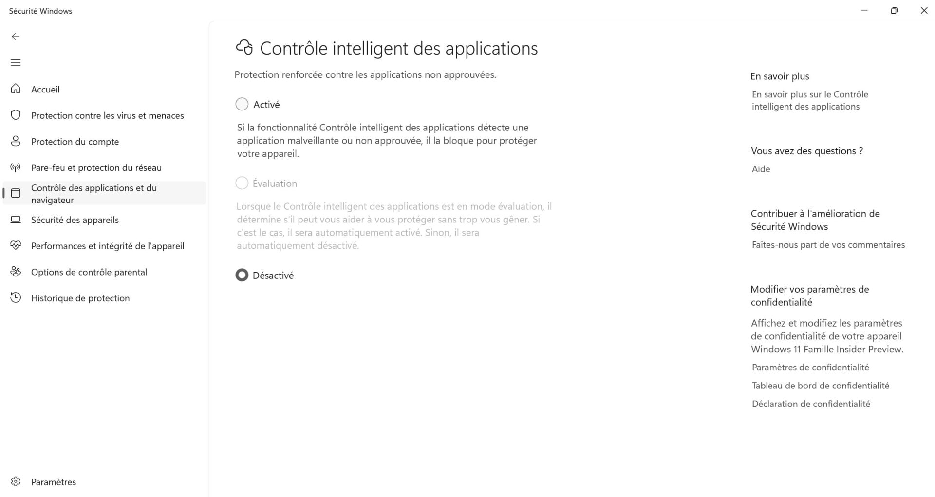 Windows 11 Smart App Control