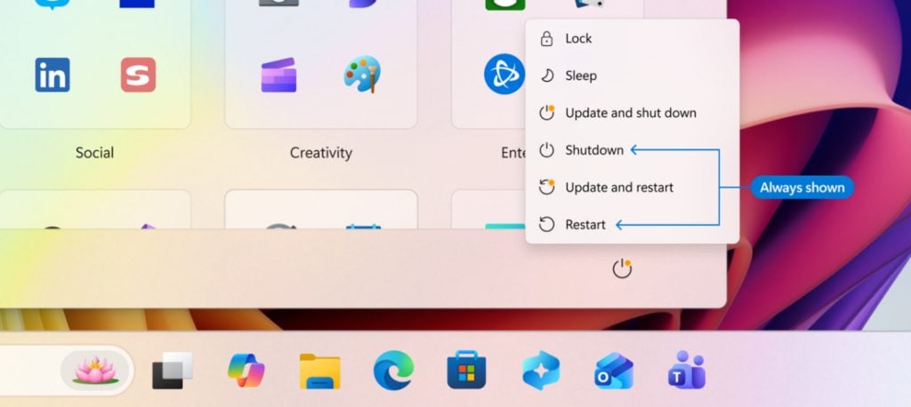 Windows 11 Windows Update Bouton Redémarrer
