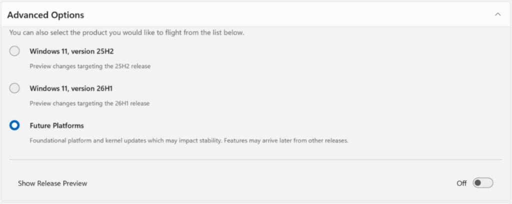 Windows 11 Programme Insider Options Avancées