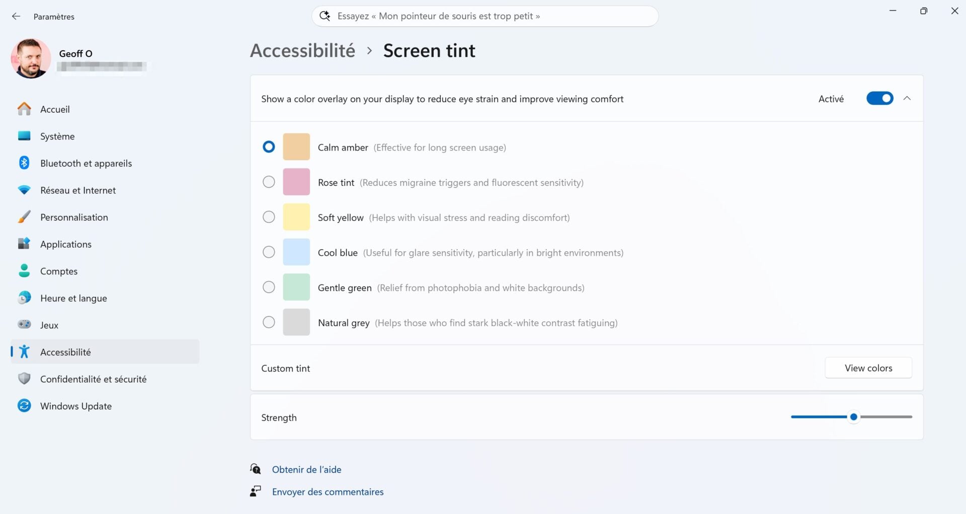 Windows 11 Screen Tint 1