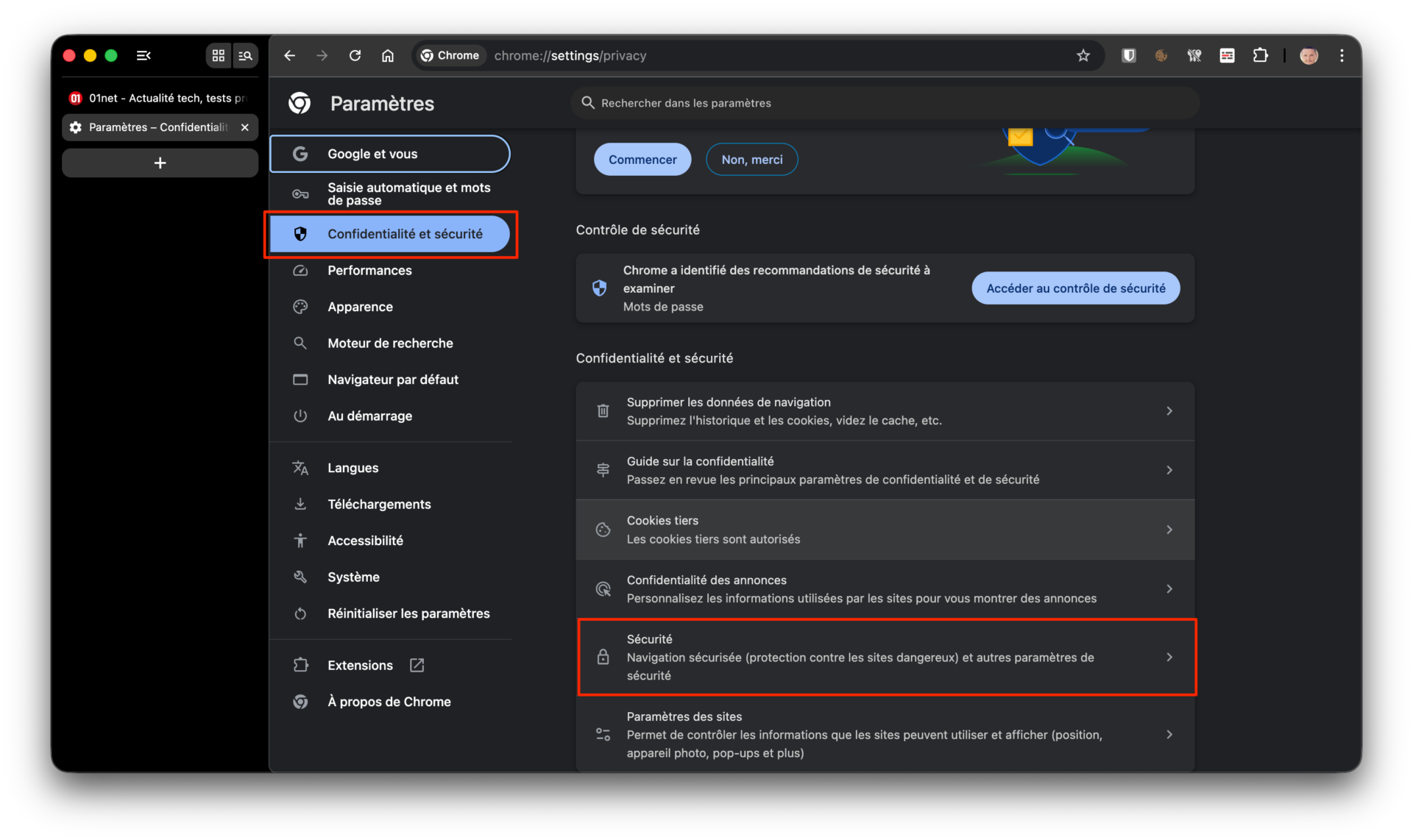 Comment Changer Dns Chrome macOS 1