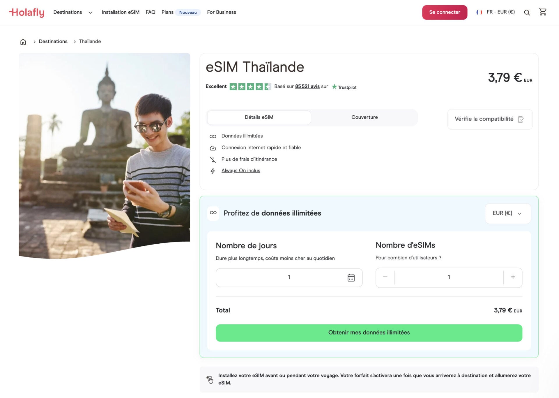 eSIM Thailand Holafly