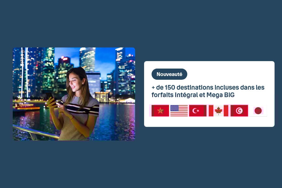 Forfait Mega Big Bouygues Telecom 150 Destinations
