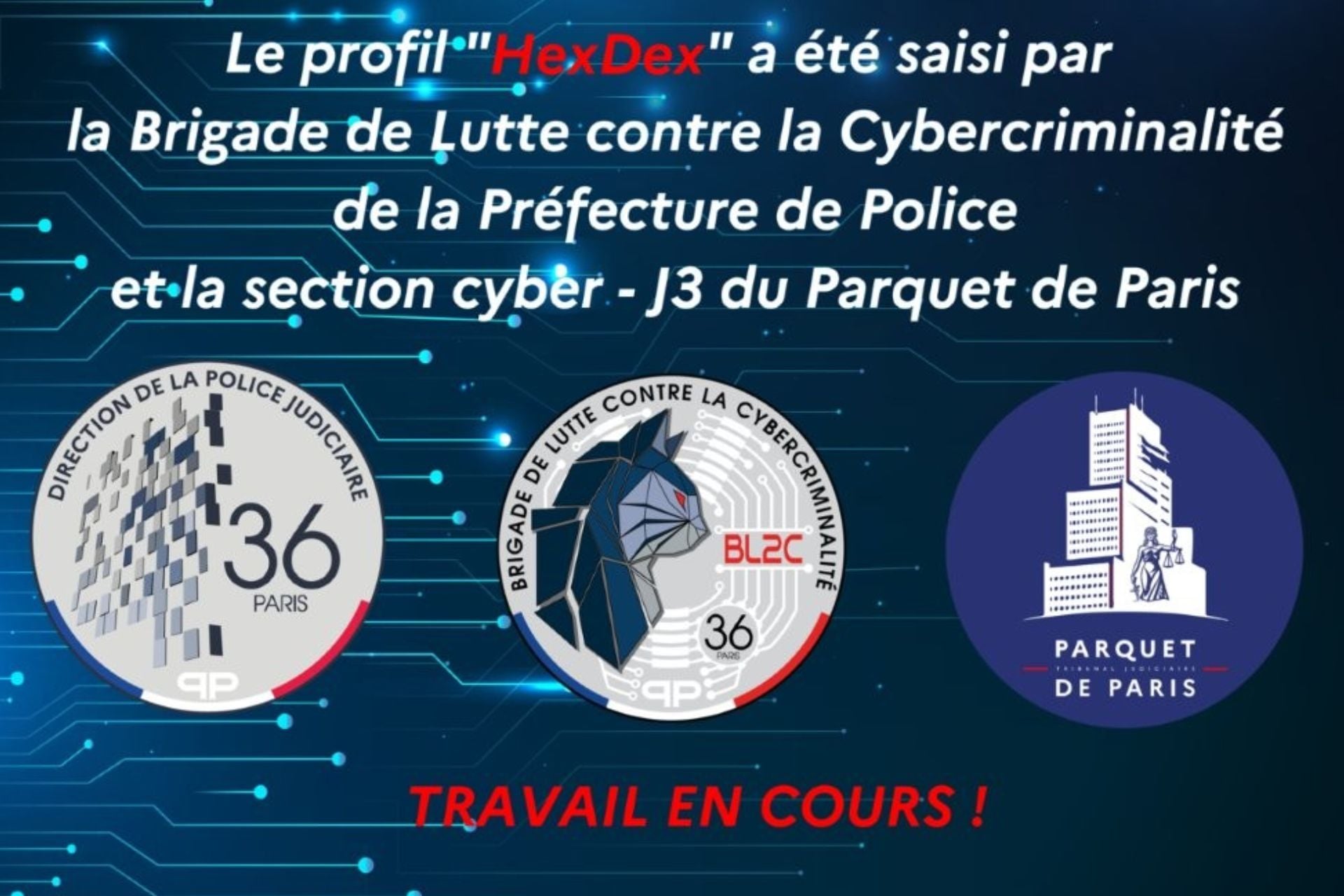 Fuite Données Hexdex Arrestation