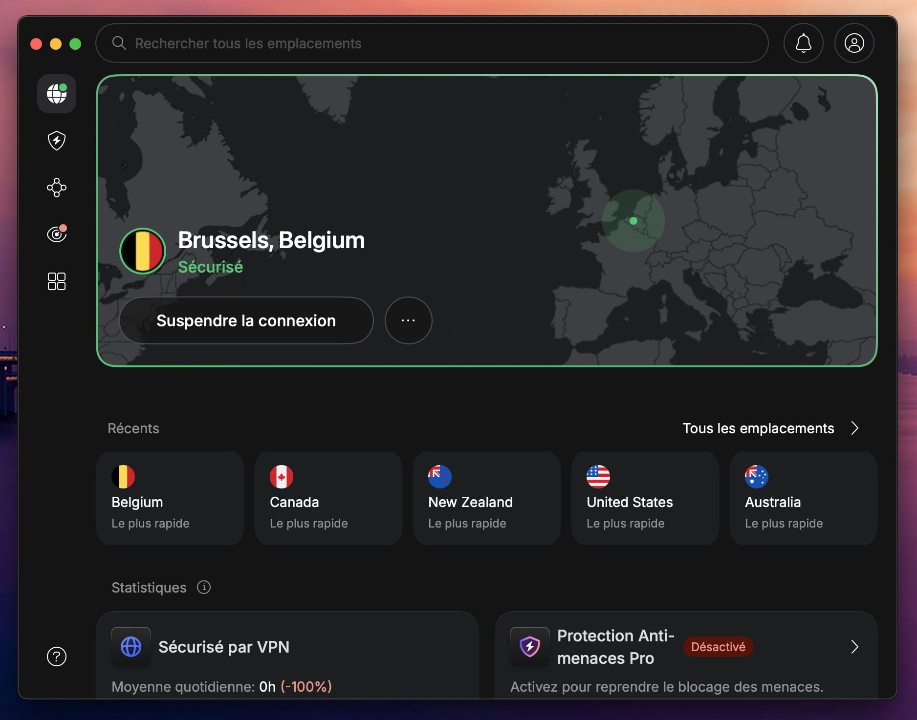 NordVPN est le meilleur VPN en Belgique