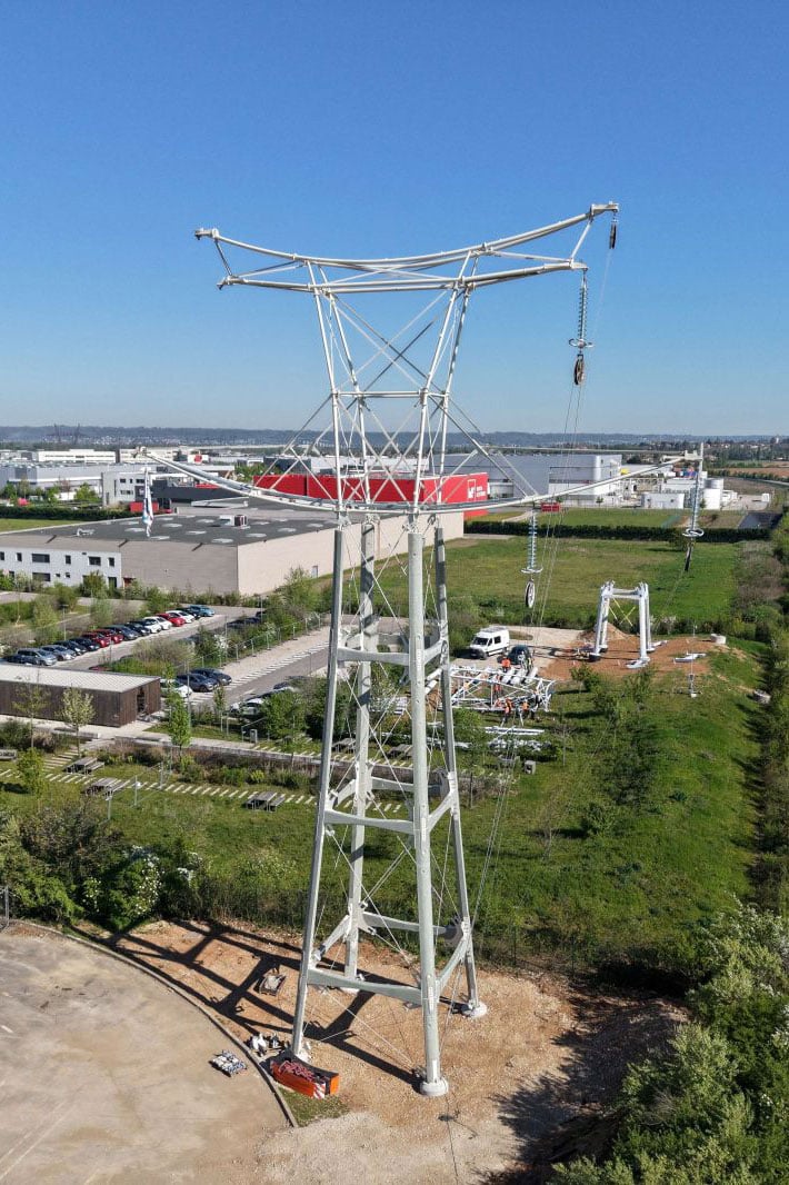 Reseau Transport Electricite Pylone