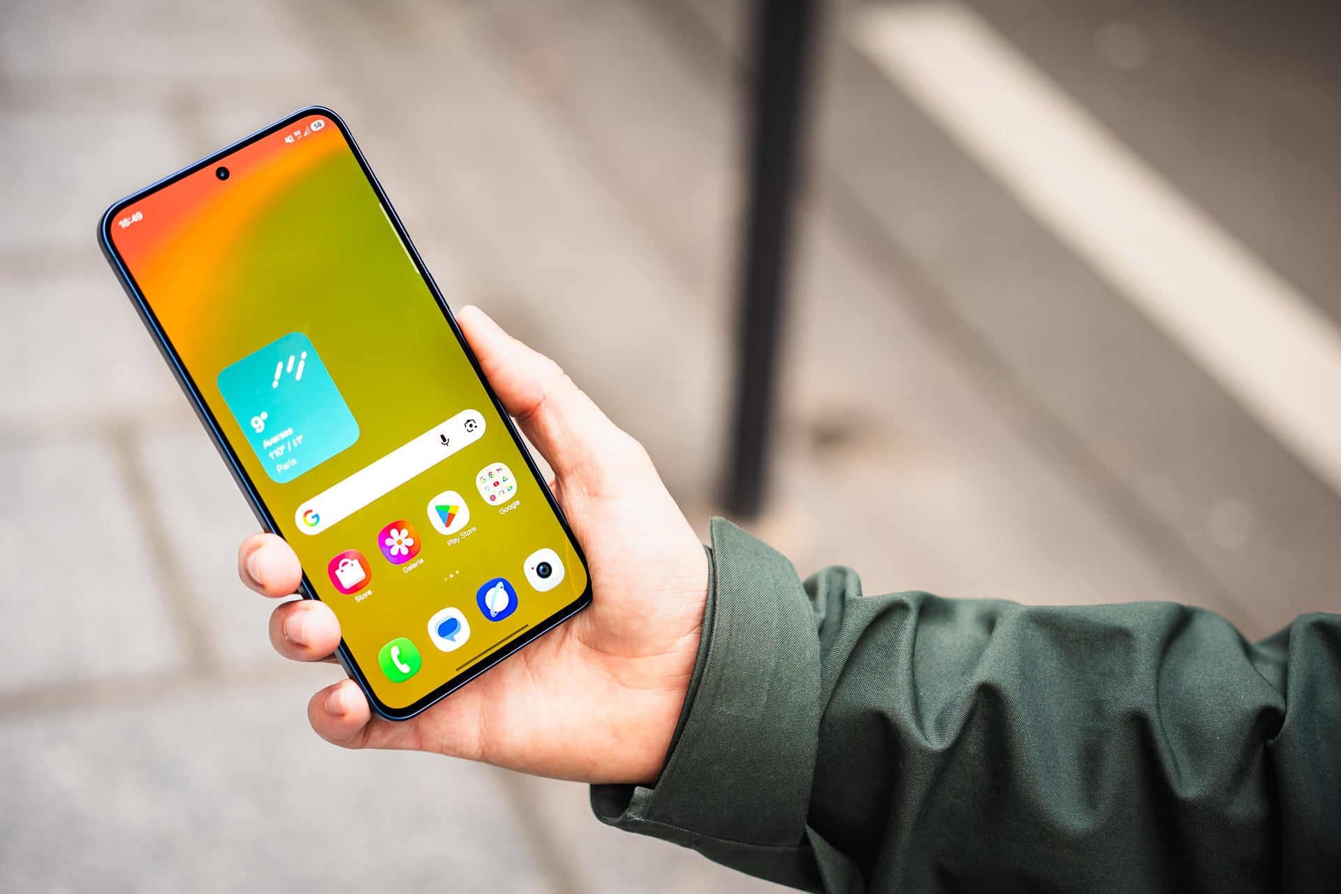 Test Samsung Galaxy A57 01net Interface
