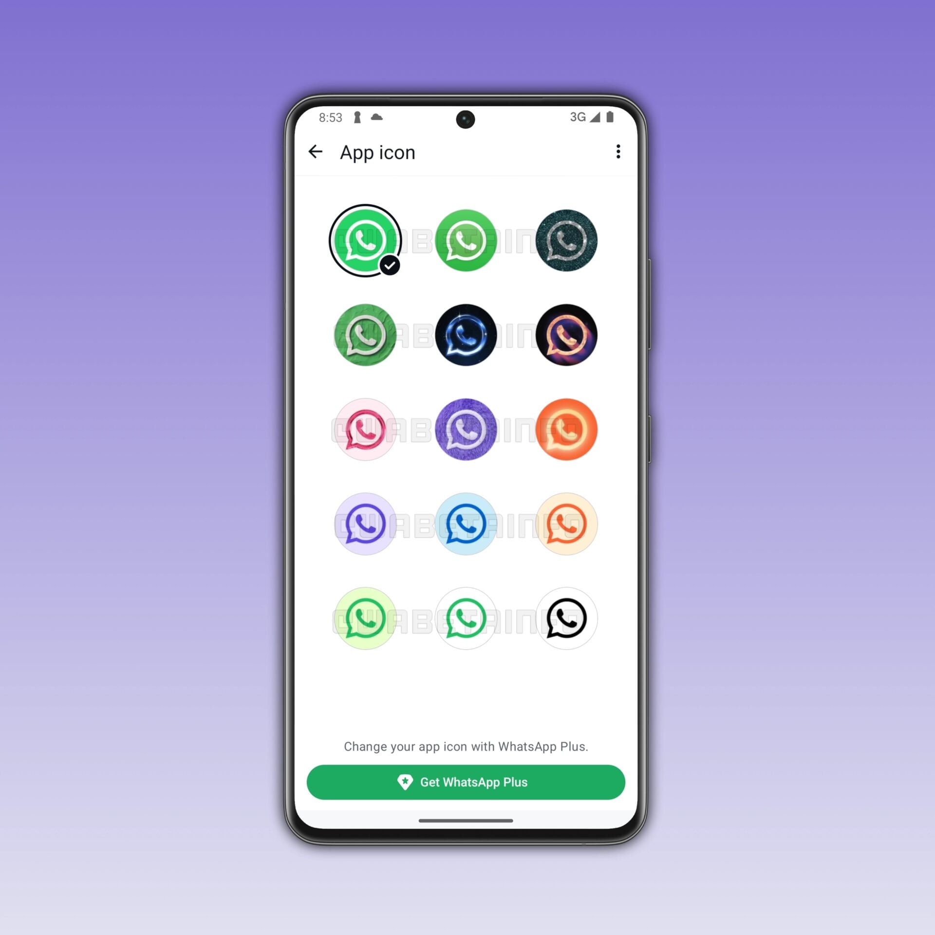 Whatsapp Plus Changer Icone Application