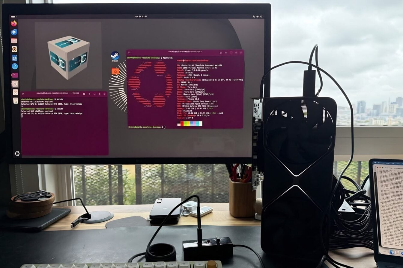MacBook Air eGPU Linux VM